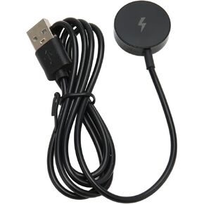 Pissente Magnetic Smart Watch Charger, 100cm Magnetic USB Charging Cable Fast Charging Charger Dock with Reliable Performance for Fossil Gen 1 2 3 Black