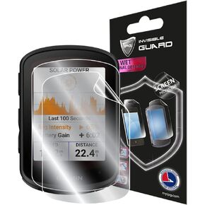 IPG For Garmin Edge 540-840 Solar GPS Cycling Computer Screen Protector (2 Units) Hydrogel Invisible Screen Guard - HD Quality/Self-Healing/Bubble -Free for 540