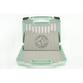 Kingfisher Streamer Fly Fishing Boat Box 2.0 (14" x 11" X 3.35"), Sage