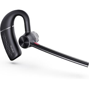 Yealink BH71 Lite Bluetooth Headset,Wireless Earpiece with 4 Noise Cancelling Microphone,10H Talk Time, Adjustable Ear Hook,Bluetooth Earphones for Cell Phone,Driving,Office Work