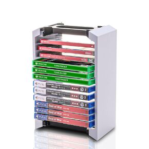 ECHZOVE Game Card Box Storage Stand for PS5 Xbox Games, Storage Tower for Xbox Game Card Box Holder Vertical Stand - for Video Games 36 PCS