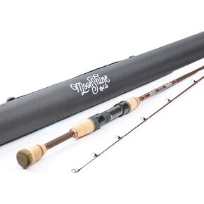 Moonshine Rod Company Fly Fishing Rod with Carrying Case and Extra Rod Tip Section Fast Action, The Rambler, 6' ULF