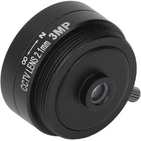 CS Mount Lens, 3MP Easy Installation CCTV Lens Aluminum Alloy for 1/2.7in Format Surveillance Cameras
