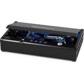 SentrySafe Biometric Gun Safe for Handguns, Fingerprint Gun Safe with Interior Light, 2 Handgun Capacity, Firearm Storage with Bolt Down Kit, QAP2BLX