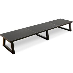 TEAMIX 42 inch Large Dual Monitor Stand Riser,TV Riser,Desk Shelf Organizer in Saudi Arabia