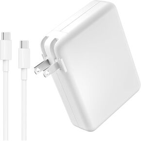 Mac Book Pro Charger - 96W USB C Charger Fast Charger for USB C Port MacBook pro & MacBook Air, ipad Pro, Samsung Galaxy and All USB C Device, 6.6 ft USB C to USB C Cable Included
