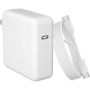 Mac Book Pro Charger - 96W USB C Charger Fast Charger for USB C Port MacBook pro & MacBook Air, ipad Pro, Samsung Galaxy and All USB C Device, 6.6 ft USB C to USB C Cable Included