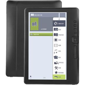EReader, Portable EBook Reader Waterproof Ultra Clear Electronic Screen for Paper Reading(8G )