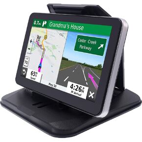 Dashboard GPS Mount Holder - Universal Dashbaord Phone Tablet PC Navigation Holder for Garmin Nuvi iPhone iPad Galaxy Yoga Android Fits 4.3"-9.6" GPS & Smartphone Friction Mount Holder