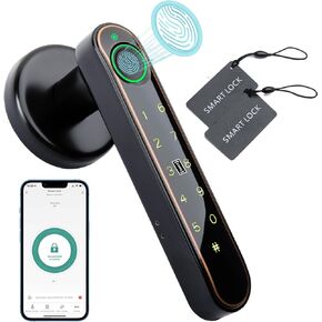 5-in-1 Smart Lock, Keyless Entry Door Lock, Keypad Door Lock, Fingerprint Door Lock, Smart Locks for Front Door Bedroom
