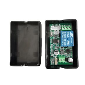 Taidacent Fingerprint Control Board Modified Fingerprint Identification Module Modbus Access Control Relay Switch (Control Board with Shell, Square Fingerprint with Cover)