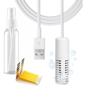 Sodium Hypochlorite Generator, Hypochlorous Acid Generator, Multi-Purpose Cleaning Supplies Generator, Compact & Portable, Included Spray Bottle &Chlorine Testing Strips