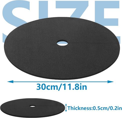TOBWOLF 3 قطع من أغطية فتحات صيد الأسماك على الجليد، أغطية عازلة لثقب الصيد على الجليد مقاس 30.48 سم قابلة للقطع، طرف صيد الجليد المعزول لأعلى أغطية غطاء فتحة الأمان لبيوت الأسماك معدات الصيد الشتوية in Kuwait