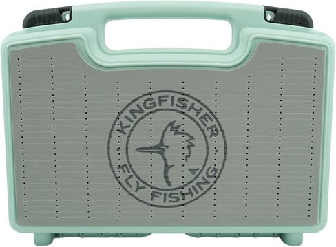 Kingfisher Streamer Fly Fishing Boat Box 2.0 (14" x 11" X 3.35"), Sage in Saudi Arabia