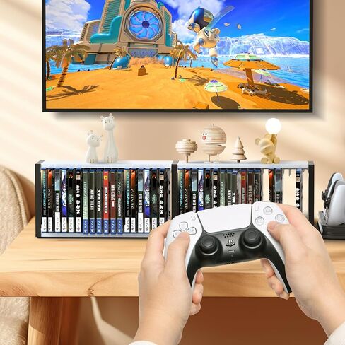 ECHZOVE Game Card Box Storage Stand for PS5 Xbox Games, Storage Tower for Xbox Game Card Box Holder Vertical Stand - for Video Games 36 PCS in Saudi Arabia