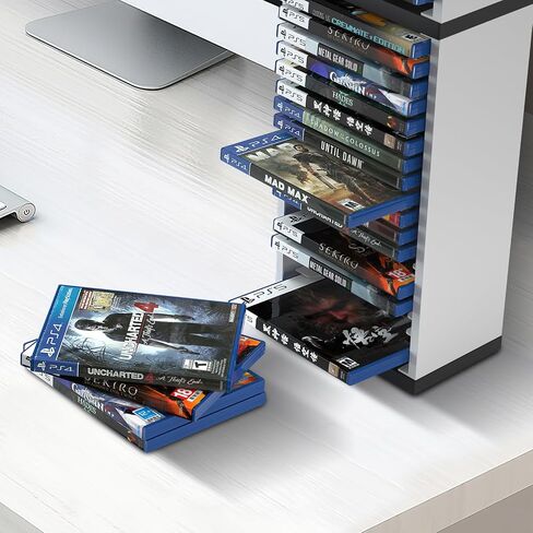 ECHZOVE Game Card Box Storage Stand for PS5 Xbox Games, Storage Tower for Xbox Game Card Box Holder Vertical Stand - for Video Games 36 PCS in Saudi Arabia