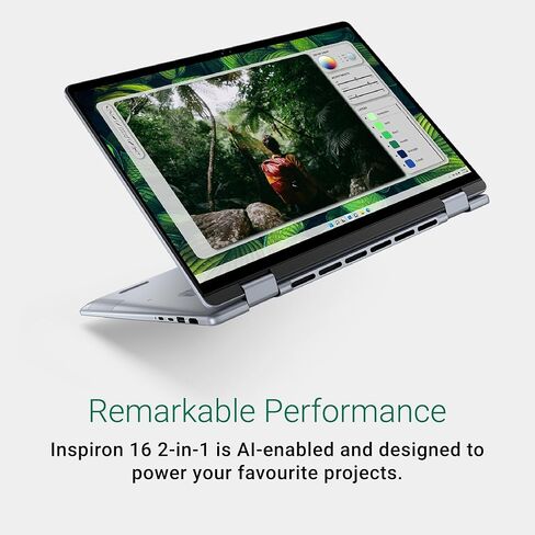 Dell Inspiron 16 7640 2-in-1 Laptop (16" Fhd+ Touchscreen, Intel Ultra 7 155h, 16gb Ram, 2tb ssd, Ist Stylus & Hub) for Creator, Designer, Win 11 Pro in Saudi Arabia