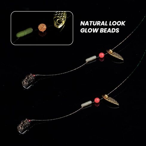 Shrimp Fly Lure Fishing Line and Barbed Hook with Winding Foam Board,5PCS - Fishing Rig Wire Line Leader,Fishing Accessories in Saudi Arabia