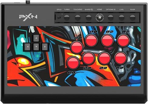 PXN Arcade Stick, X8 Fight Stick Game Controller Joystick Green Axis Mechanical Buttons USB Wired Connection for PC/PS4/PS3/Xbox Series X|S, Xbox One in Kuwait