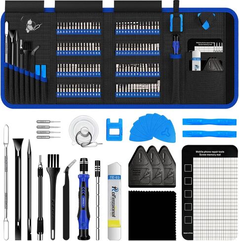 150 in 1 Precision Screwdriver Set, Computer, Laptop, Electronics Repair Tool Kit for PC MacBook Cell Phone iPhone Nintendo Switch PS4 Xbox Controller(Blue) in Saudi Arabia