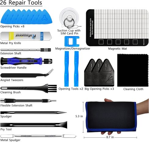 150 in 1 Precision Screwdriver Set, Computer, Laptop, Electronics Repair Tool Kit for PC MacBook Cell Phone iPhone Nintendo Switch PS4 Xbox Controller(Blue) in Saudi Arabia