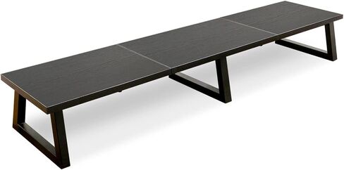 TEAMIX 42 inch Large Dual Monitor Stand Riser,TV Riser,Desk Shelf Organizer in Saudi Arabia