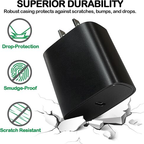 15W Fast Charger for Kindle Fire Tablet (9-13th) with 6.6Ft Type-C Cable for fire HD 8 10 11 Max(Plus/Kids/Kids Pro) All-New Kindle/Kids/Paperwhite/Scribe E-Reader(11th) in Saudi Arabia