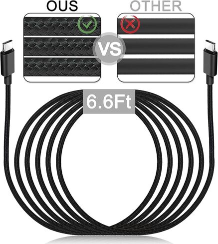 15W Fast Charger for Kindle Fire Tablet (9-13th) with 6.6Ft Type-C Cable for fire HD 8 10 11 Max(Plus/Kids/Kids Pro) All-New Kindle/Kids/Paperwhite/Scribe E-Reader(11th) in Saudi Arabia