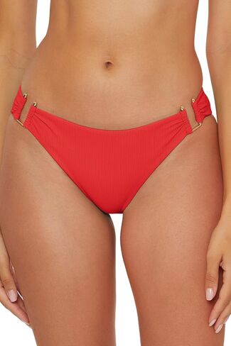BECCA Women's Modern Edge Hipster Bikini Bottom, Cheeky Coverage, Swimwear Separates in Saudi Arabia