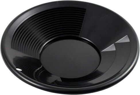 ASR Outdoor 12 inch Green Gold Pan with Dual Riffles for Gold Panning in Saudi Arabia