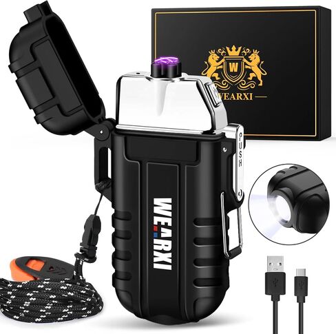 WEARXI Stocking Stuffers for Men, Gifts for Men Electric Lighter, Mens Gifts for Christmas, Mens Stocking Stuffers for Adults, Gifts for Dad, Dad Gifts Cool Gadgets for Men, Camping Accessories in Saudi Arabia