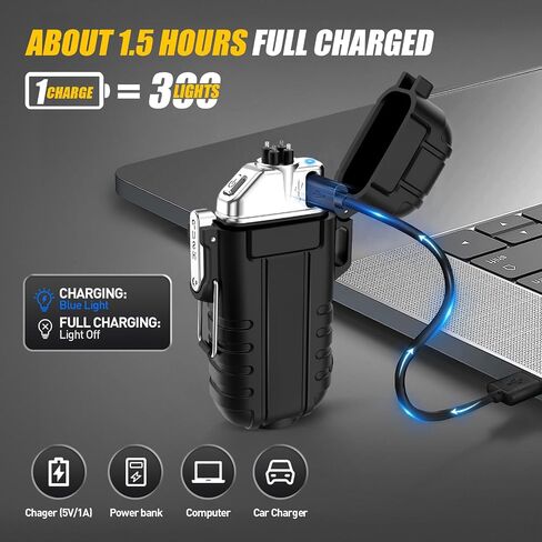 WEARXI Stocking Stuffers for Men, Gifts for Men Electric Lighter, Mens Gifts for Christmas, Mens Stocking Stuffers for Adults, Gifts for Dad, Dad Gifts Cool Gadgets for Men, Camping Accessories in Saudi Arabia