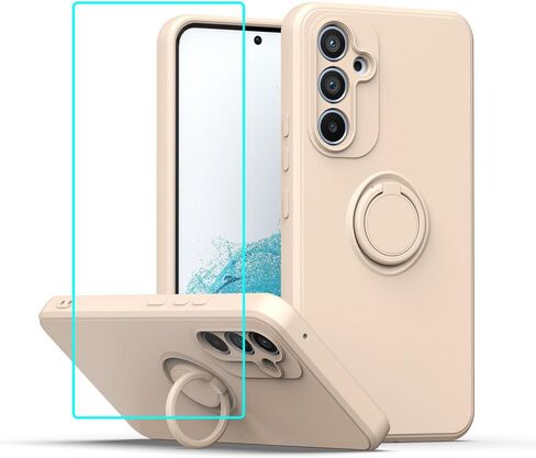 for Gabb Phone 4 Pro Case with Screen Protector,for Gabb Phone 4 Pro Phone Case Ring Kickstand Slim Soft Silicone with Full Camera Protection Shockproof Cover for Gabb Phone 4 Pro Army Green in Saudi Arabia