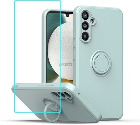 for Gabb Phone 4 Pro Case with Screen Protector,for Gabb Phone 4 Pro Phone Case Ring Kickstand Slim Soft Silicone with Full Camera Protection Shockproof Cover for Gabb Phone 4 Pro Army Green in Saudi Arabia