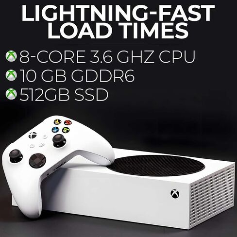 حزمة Zeust 2021 Xbox Series S 512 جيجابايت الرقمية بالكامل - تتضمن وحدة تحكم Xbox Series S سعة 512 جيجابايت SSD في الصندوق الأصلي، وحدة تحكم لاسلكية، قطعة قماش من الألياف الدقيقة (جديد) in Saudi Arabia