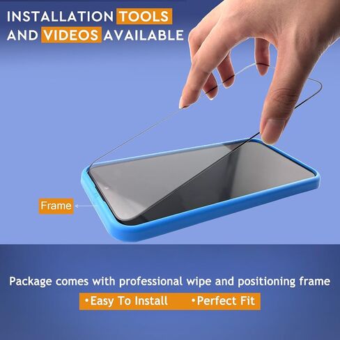 واقي شاشة ياقوتي لهاتف iPhone 14 Pro Max مقاس 6.7 بوصات (شفاف) حماية من الدرجة العسكرية Mohs 9، مضاد للخدش، خالٍ من الفقاعات، 0.23 مم HD (عبوة واحدة) in Saudi Arabia