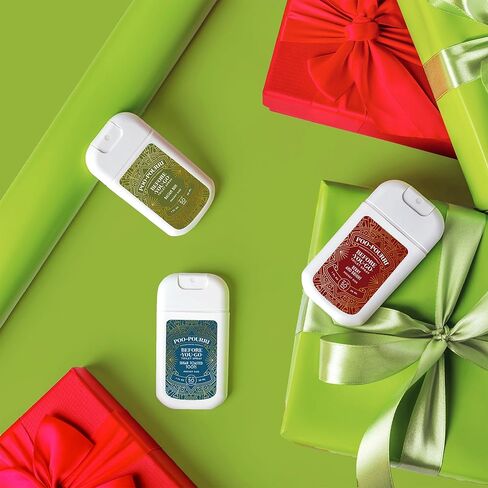 Poo-Pouri Before-You-Go Holiday Pocket Sprayer, Berry and Bright, 1 Fl Oz - Cinnamon, Cranberry and Balsam Fir in Kuwait