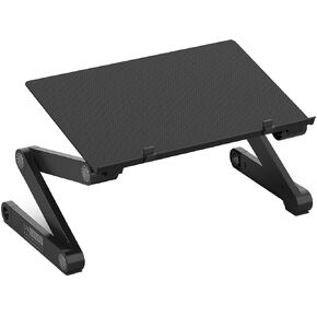 WorkEZ Adjustable Laptop Stand for Desk, Adjustable Height Laptop Stand, Ergonomic Foldable Portable Laptop Stand, Computer Stand Laptop Riser Stand
