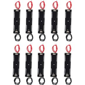 DIANN 10pcs 18650 Battery Holder Single 1x 3.7V 18650 Battery Holder 18650 Battery Holder with Wires