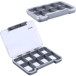 Goture Fly Barb Fishing Hooks with Magnetic Components Box-High Carbon Steel Fly Tying Fishing Hooks Kit - Nymph/Dry Fly Hooks-Fly Tying Kit