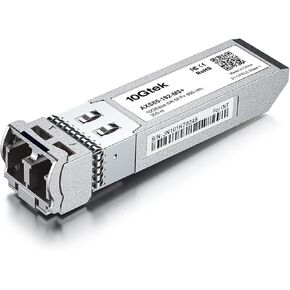10Gtek Industrial Grade 10GBase-SR SFP+ LC Transceiver, 10G 850nm MMF Multimode SFP Module, up to 300 Meters, for Cisco SFP-10G-SR, Meraki MA-SFP-10GB-SR, Ubiquiti UniFi UF-MM-10G, Fortinet and More