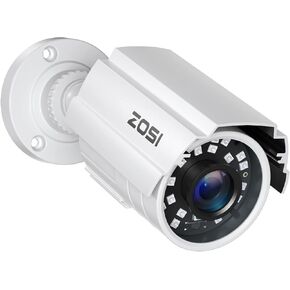 ZOSI 4K PoE Security Camera System with Audio,Smart Human Detection,100ft Night Vision,16 Channel NVR with 4TB HDD,16pcs 4MP Weatherproof PoE IP Cameras Outdoor Indoor for Home 24/7 Recording