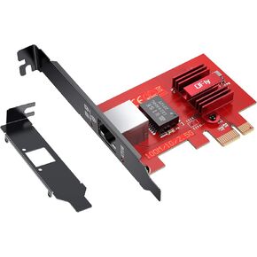 10Gb PCI-e Network Card, PCIe to 10 Gigabit Ethernet Adapter,Marvell AQtion AQC113C Controller,10G Base-T RJ45 Port NIC Card,Support Windows10/11/Server