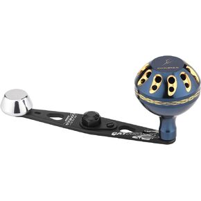 GOMEXUS Power Handle for Abu Garcia Ambassadeur C3/C4/S/SX 5000-6600 Round Reel Catfishing Handle