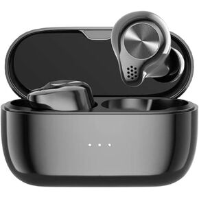 Lotus T1 True Wireless Bluetooth Earbuds with Microphone - in-Ear Bluetooth Headset Premium Sound with Deep Bass (White)