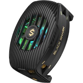 مبرد الهاتف الخلوي المغناطيسي من بلاك شارك، مروحة تبريد للهاتف المحمول RGB خفيفة الوزن ومروحة تبريد للهاتف المحمول، مشعاع الهاتف مع منطقة تبريد أكبر للهاتف/الكمبيوتر اللوحي/آي باد (أبيض) in Kuwait