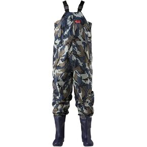 Fishing Chest Waders TK-C9102-1 for Men and Women – 2-Ply Nylon/PVC Coating Waterproof Chest Waders