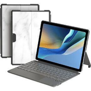 Keyboard Case for Surface Go 3 2021 / Surface Go 2 2020 / Surface Go 2018, Ultra-Slim Portable Wireless Keyboard with Touchpad for Surface Go Type - Grey