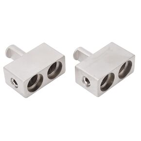 Amplifier Input Reducer, 2 Pcs Universal Dual 1/0 Gauge To 1/0 Gauge Wire Reducer Power And Ground Input Reducer Adapter , For Car Audio