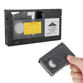 Zopsc Camcorders Cassette Adapter, Motorized One Key Control, Compatible with S VHS C and S VHS for Conversion of VHS C Tapes